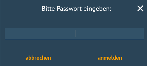 LINBO password screen