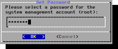 OPNsense: Type new root password