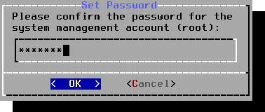OPNsense: Retype new root password