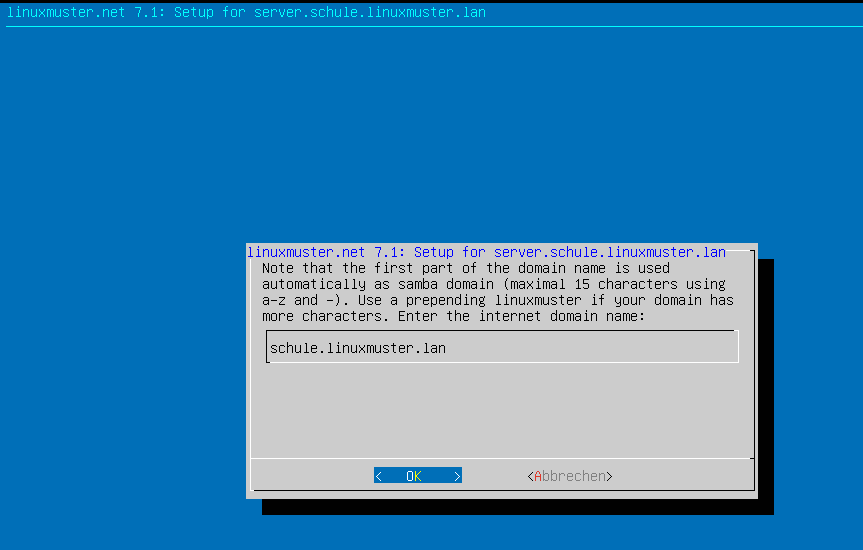 Screenshot Server Console