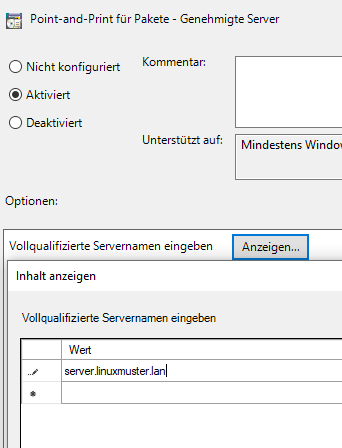 Print and Point gen. Server