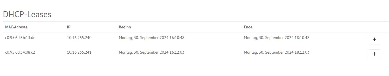 DHCP-Leases
