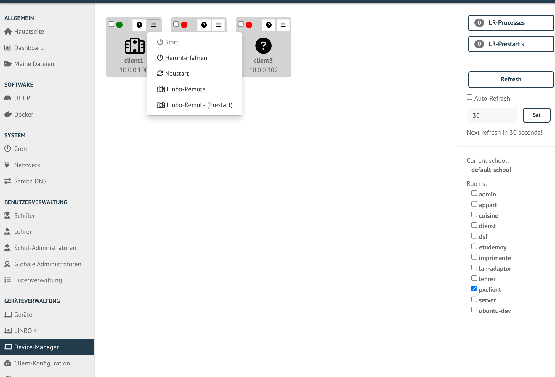 WebUI Device Manager