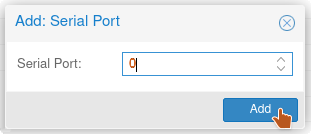 Add serial port 0