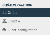 Device Management: Menue