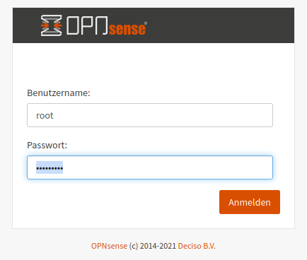 Login OPNsense®