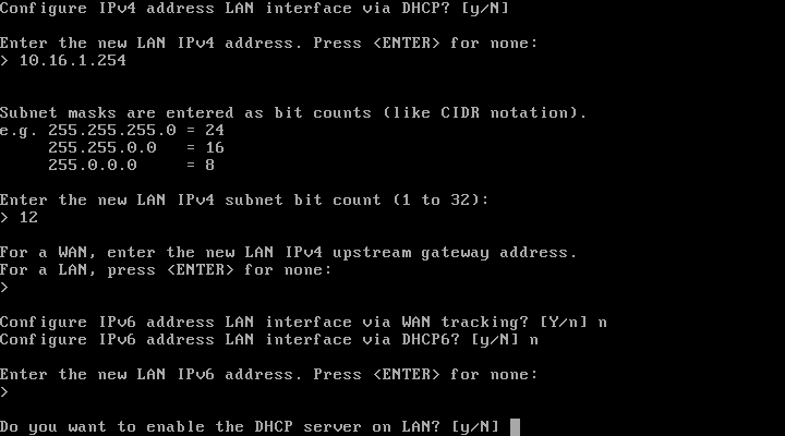 OPNsense® LAN Interface