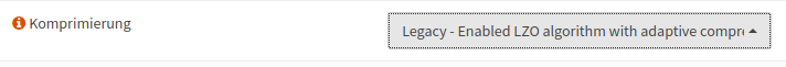 VPN Server Settings: Compression