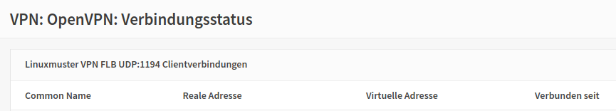 VPN: Check connection status