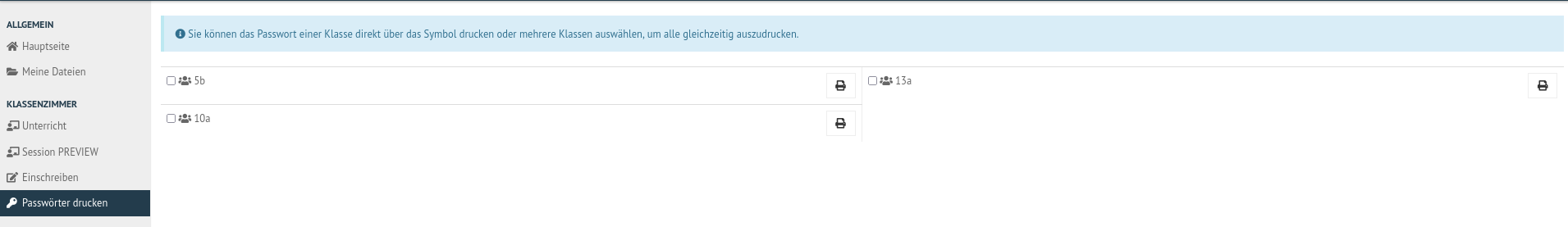 WebUI User List Export