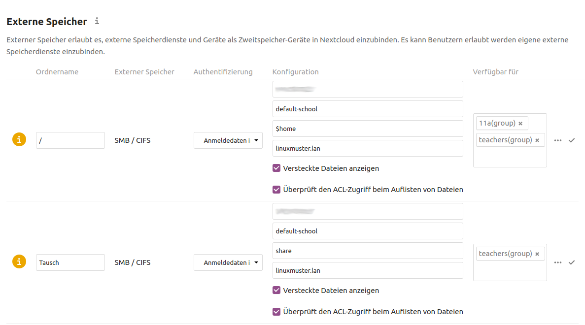 Externer Speicher