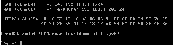 OPNsense: Final Configuration