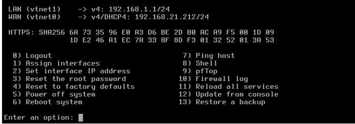 OPNsense: Assign interfaces