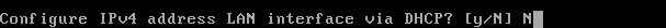 OPNsense: do not configure via DHCP