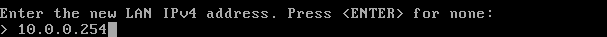 OPNsense: insert IP
