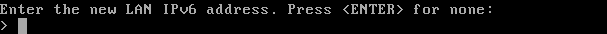 OPNsense: no manual IPv6