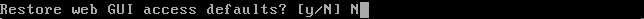 OPNsense: restore GUI defaults