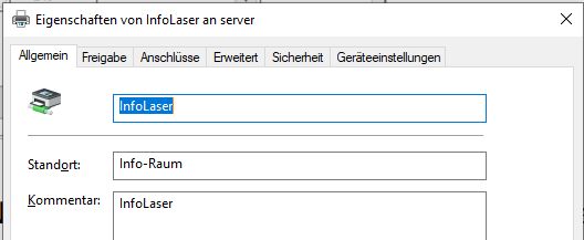 Eigenschaften Allgemein