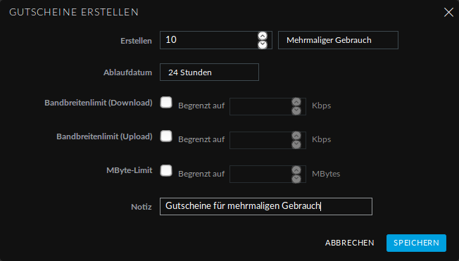 Voucherbeispiel