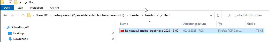 Exam Windows Files finalised