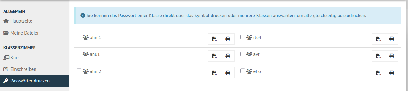 WebUI User List Export