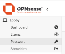 OPNsense: GUI - logout